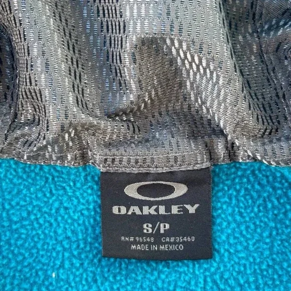 Oakley‎ Fleece Jacket Teal - Picture 4 of 13